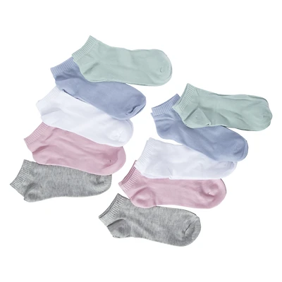 ladies low-cut socks 10-pack