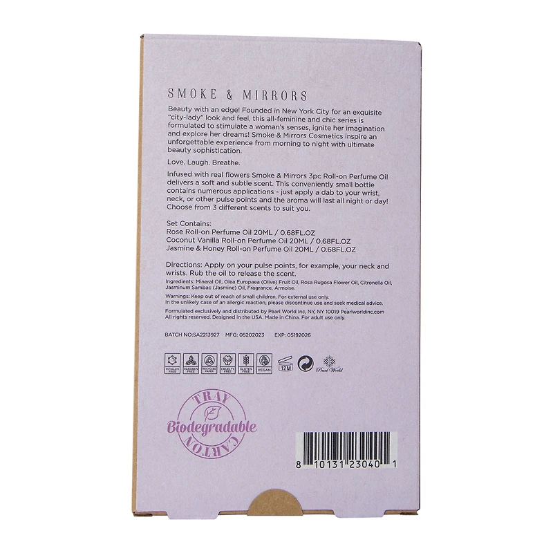 smoke & mirrors botanical lip oil 3-piece