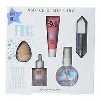smoke & mirrors dewy skin kit 5-piece