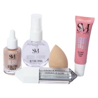 smoke & mirrors dewy skin kit 5-piece