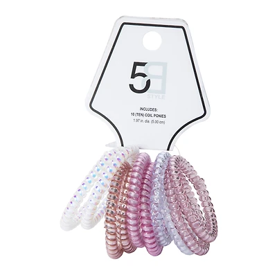 Hair Coils 10-Count - Holographic