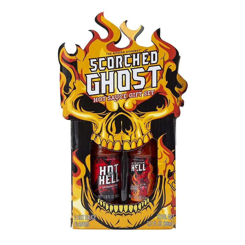 the modern gourmet™ scorched ghost hot sauce gift set
