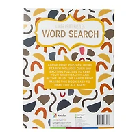 large print puzzles book with 100+ word search puzzles