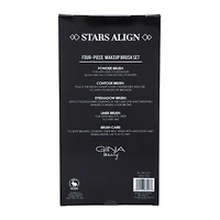 makeup brush set 4-count