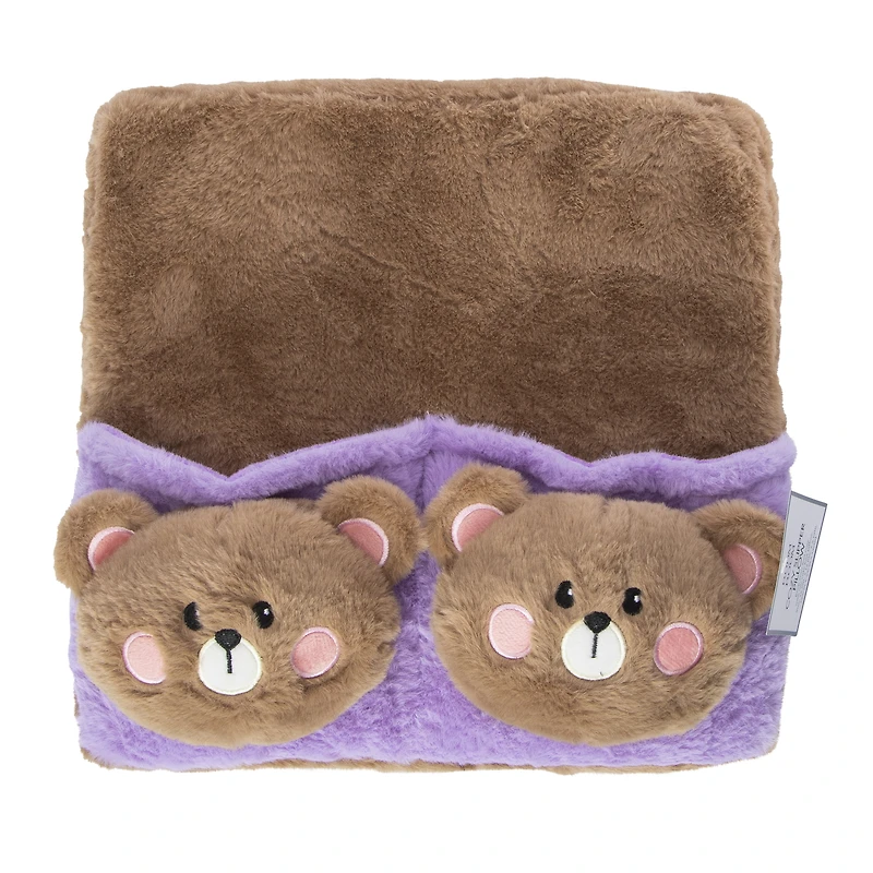 animal slippers foot pillow 12.6in