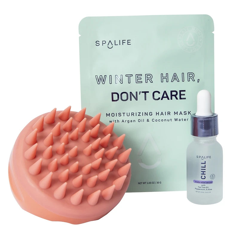 spa life™ winter wonders hair-care 3-piece gift set