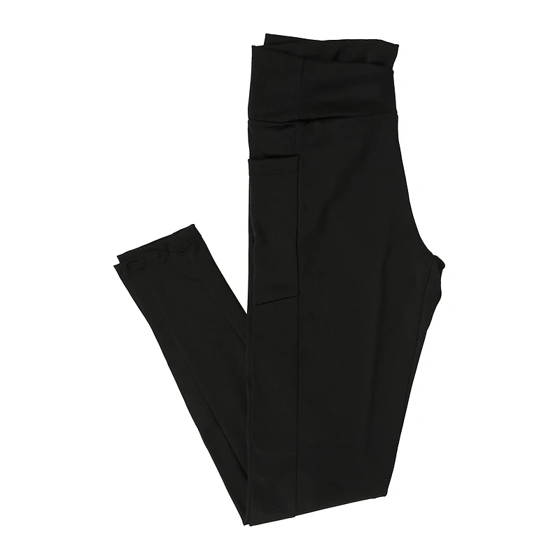 black crossover leggings