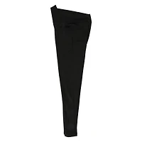 black crossover leggings