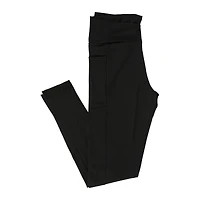 black crossover leggings