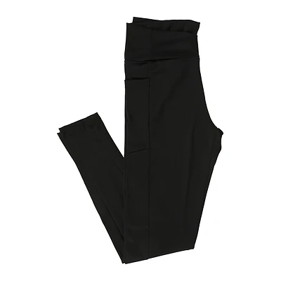 black crossover leggings