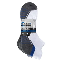 Series-8 Fitness™ Mens Low-Cut Performance Socks 5-Pack - Black & White