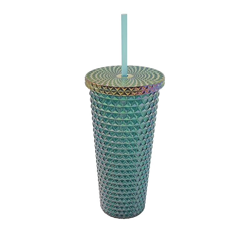 Metallic Diamond Tumbler 24oz