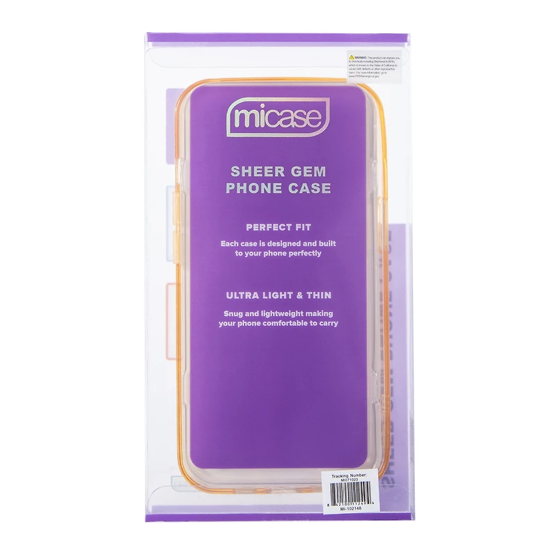 iPhone 15®/14® translucent gem phone case