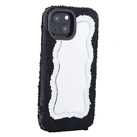 iPhone 15®/14® fuzzy phone case with mirror