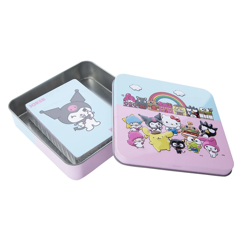 hello kitty and friends® playing cards & tin