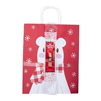 3-pack xl holiday kraft gift bags 12in x 15in