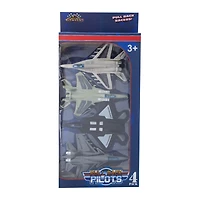 airplane pull-back racers 4-count