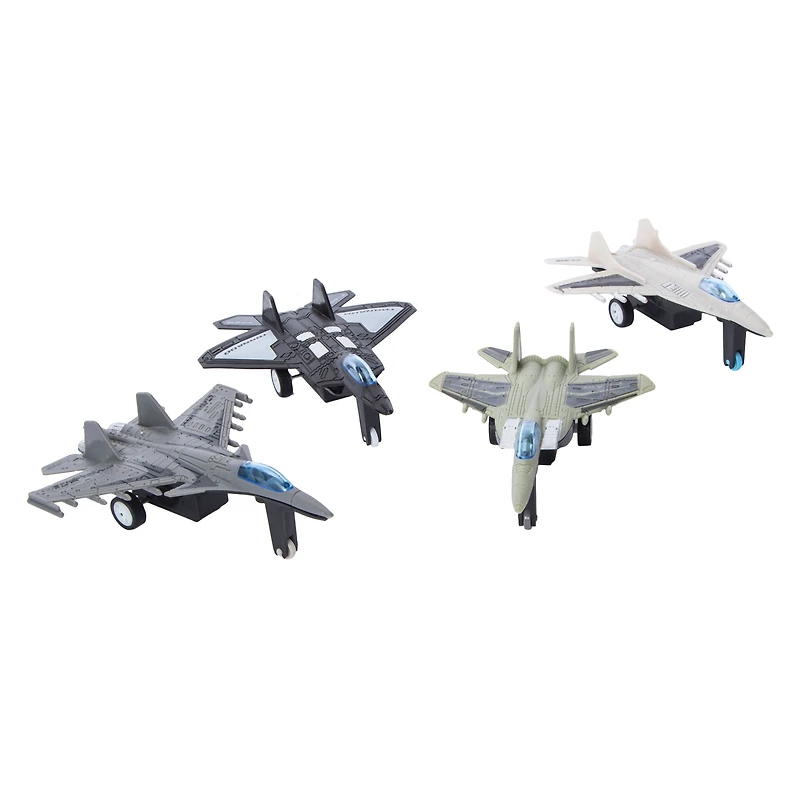 airplane pull-back racers 4-count