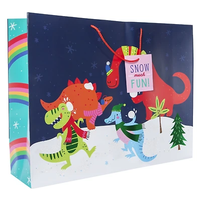 holiday super jumbo gift bag 21.75in x 16.75in