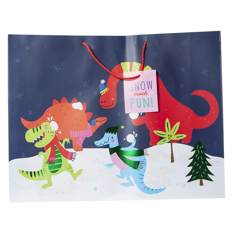holiday super jumbo gift bag 21.75in x 16.75in