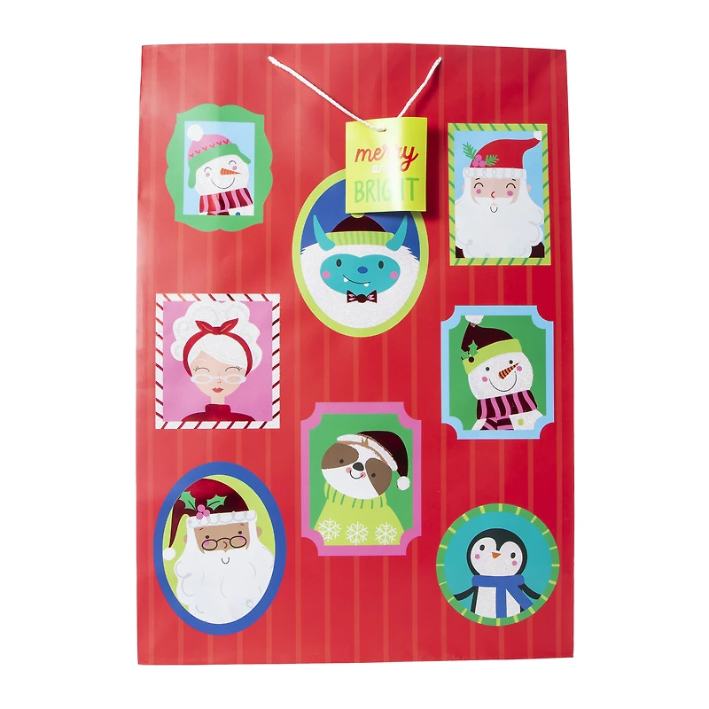 Holiday Vertical Super Jumbo Gift Bag 19in x 27in