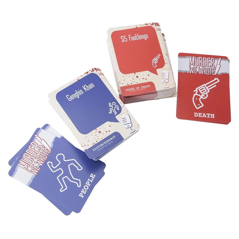 murder we wrote: a true crime podcast party game