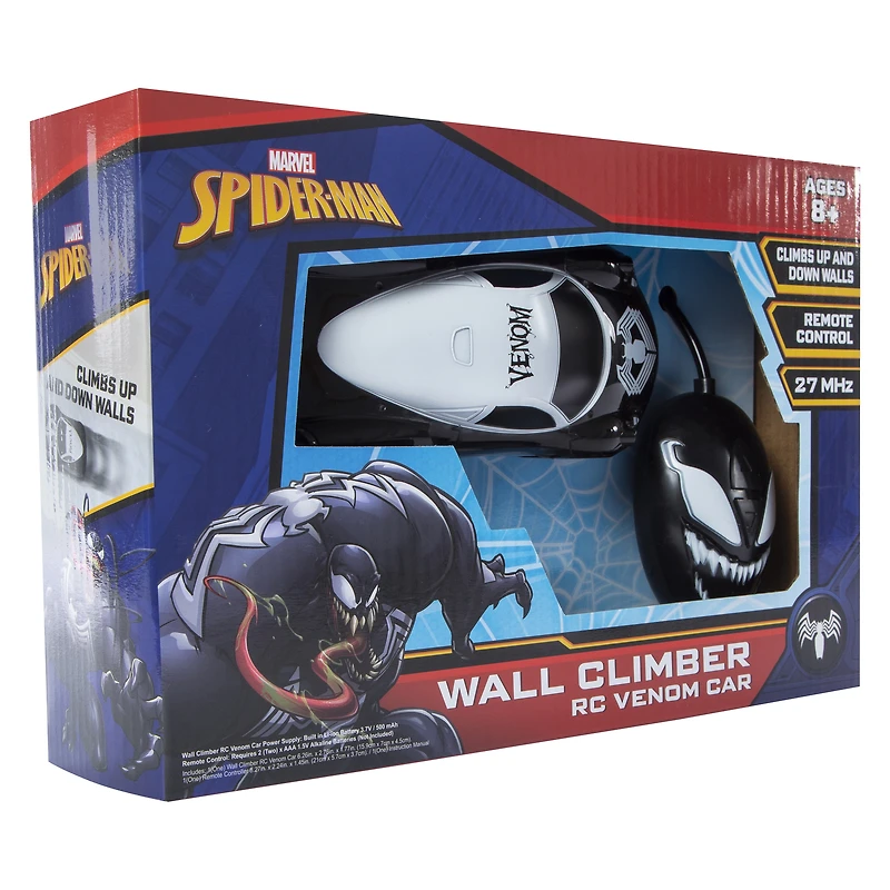 Marvel Spider-Man wall climber remote control Venom car