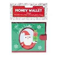 holiday money wallet 4.29in x 3.7in