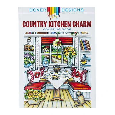 country kitchen charm coloring book