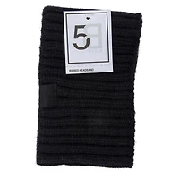 rib-knit ear warmer headband