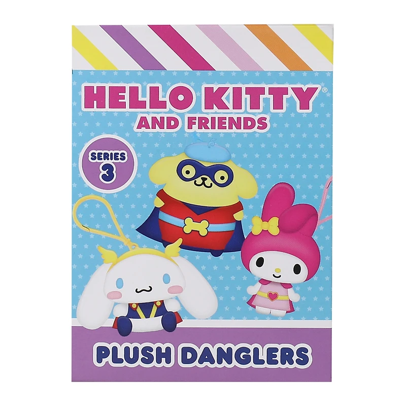 hello kitty and friends® plush danglers series 3 blind bag