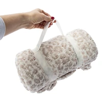 roll-up plush sherpa blanket