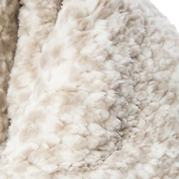 roll-up plush sherpa blanket