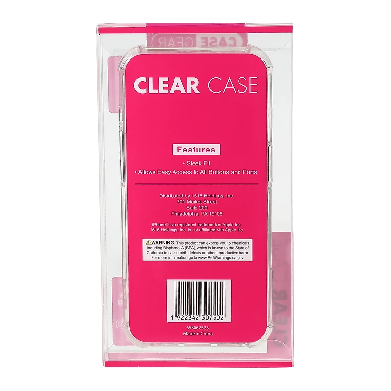 iPhone 15 Pro® clear phone case