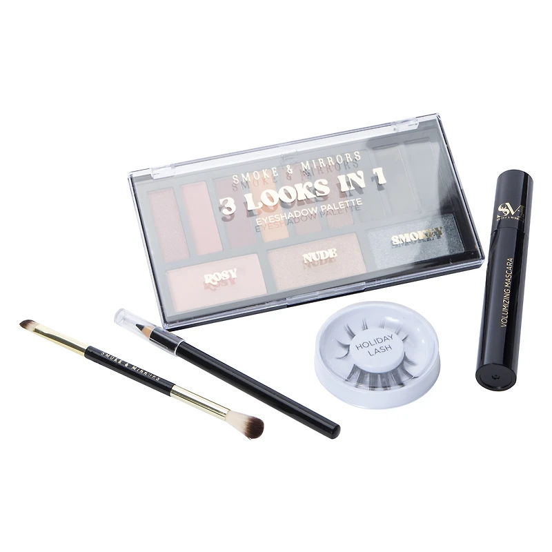 smoke & mirrors ultimate eye look 5-piece makeup set