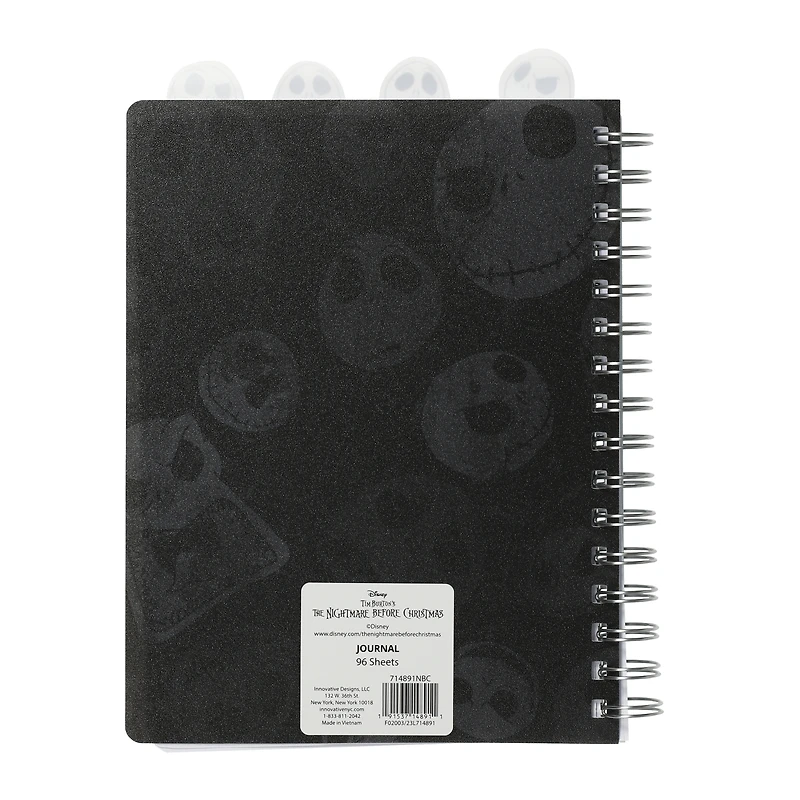 Disney Tim Burton's The Nightmare Before Christmas tab journal