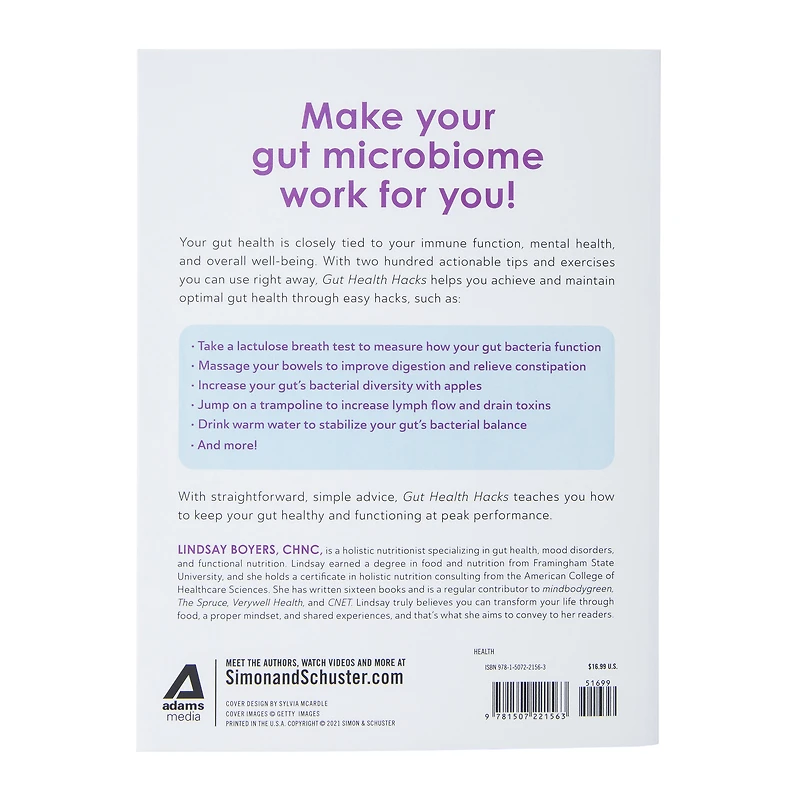 gut health snacks book