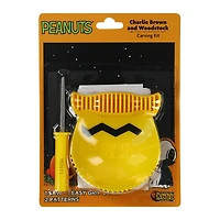 peanuts® charlie brown and woodstock pumpkin carving kit