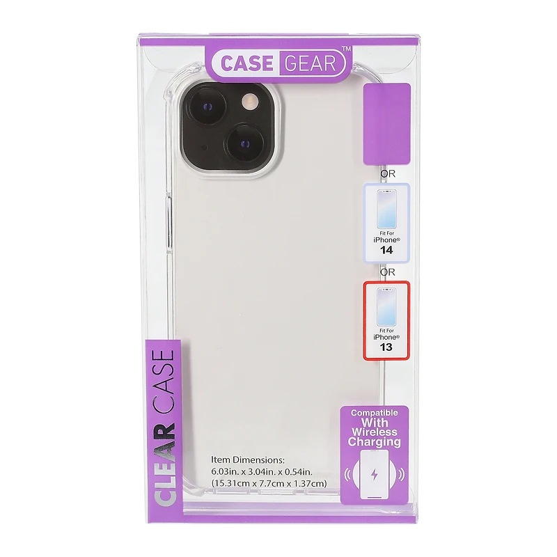 iPhone 16e®/15®/14®/13® Clear Phone Case