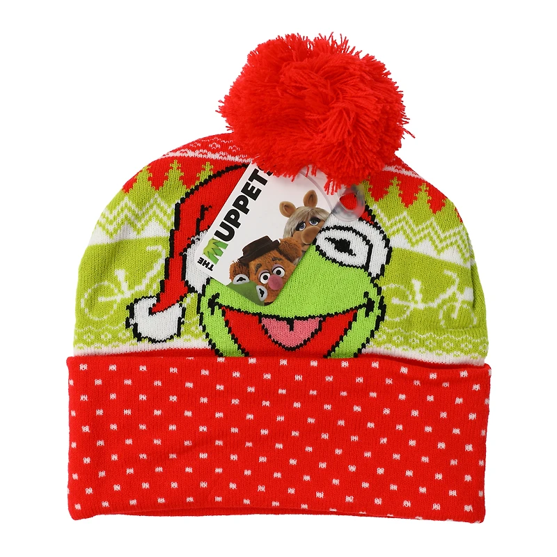 the muppets® kermit the frog™ christmas beanie hat