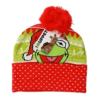 the muppets® kermit the frog™ christmas beanie hat