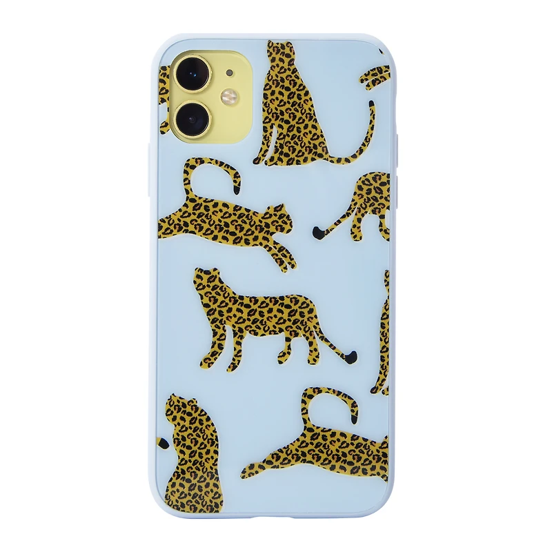 iPhone 11®/Xr® pattern tempered glass phone case