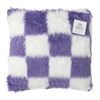 jacquard high pile pillow 16in