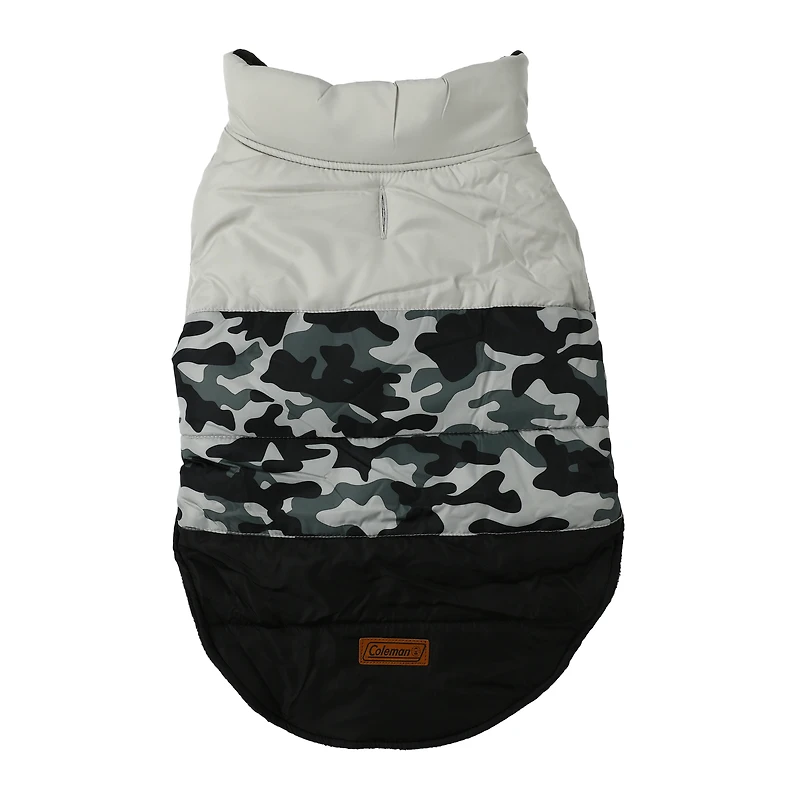 coleman® pet camo puffer jacket