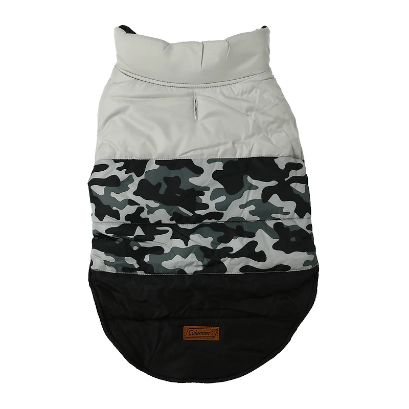 coleman® pet camo puffer jacket