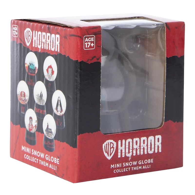 warner bros. horror movie mini snow globe