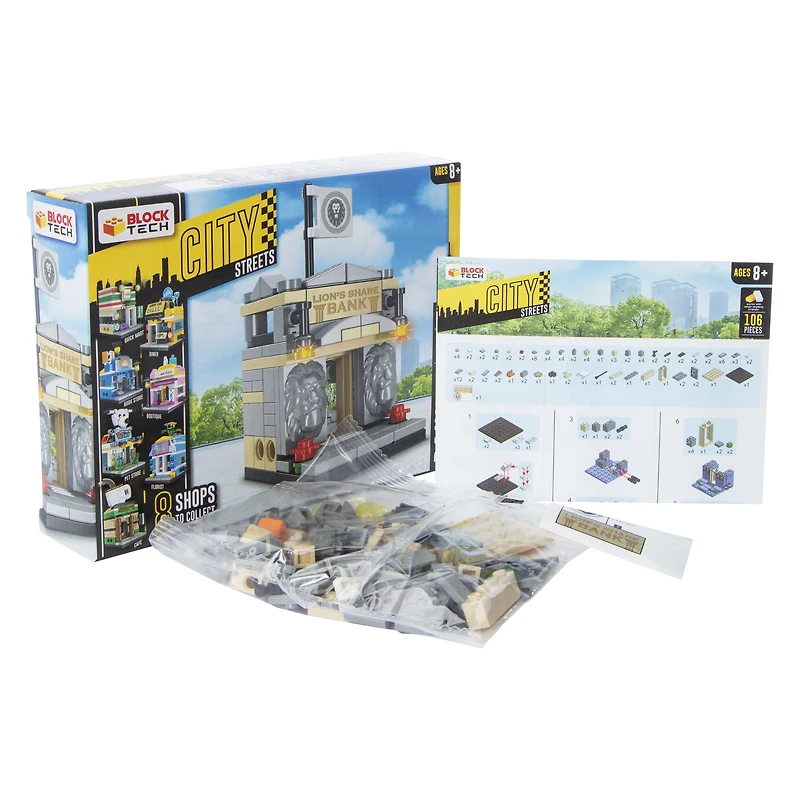 block tech® city streets build kit