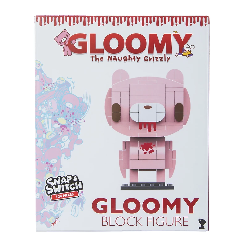 Gloomy The Naughty Grizzly® Block Figure Set