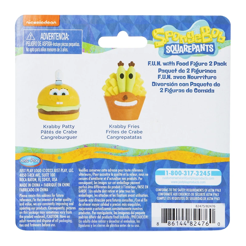 spongebob squarepants™ food figures 2-count