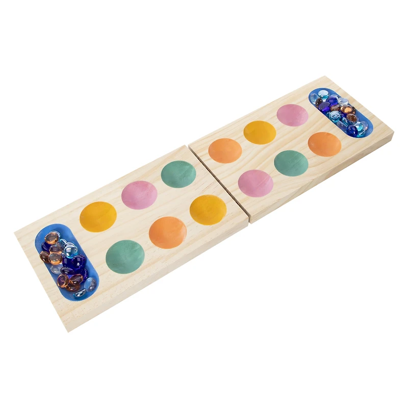 wooden mancala modern classic game